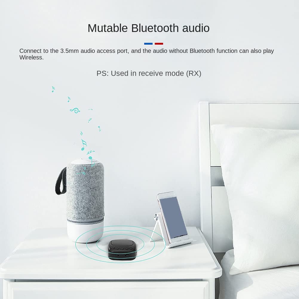 SPDIF Bluetooth 5.2 Audio 3.5Mm Aux Optique StéRéO RéCepteur Transmetteur Adaptateur pour TV Voiture Haut-Parleur Amplificateur