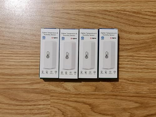 Neuf Lot de 4 Capteurs de température et humidité connecté Zigbee