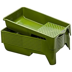 Colorus 10 x verfkuip 15 x 32 cm | lakschaal van hoogwaardig kunststof | lakbak 300 ml | verfschaal lakbak voor verfrollen tot 11 cm