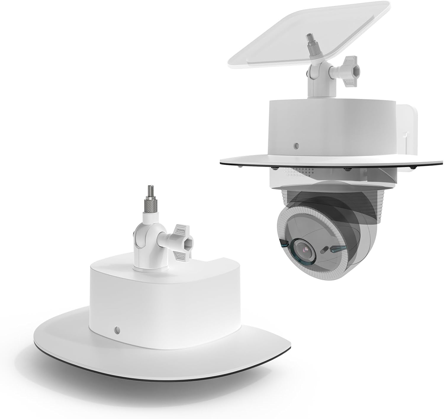 HOLACA サンレインシェードカメラカバーとソーラーパネルマウント Eufy Security 4G LTE Cam S330カメ