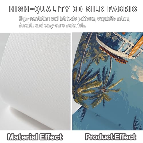 Fresque murale bleue pour salon pour masquer les imperfections - 8