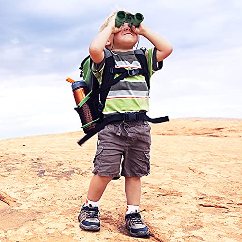 Image of ESSENSON Binoculars for Kids, Green | Toy Gift for 3-8+ Year Old Boys Girls, Telescope Outdoor Toys, Sports and Outside Play