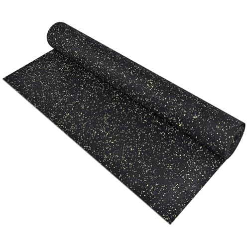 OranclUS 4x10 FT Rubber Gym Flooring Roll, Non-Slip Exercise Mat for Home Gym, Yoga Studio, Kids...