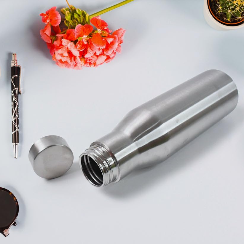 Image of Stainless Steel Drink Water Bottle (1000 ML Approx)