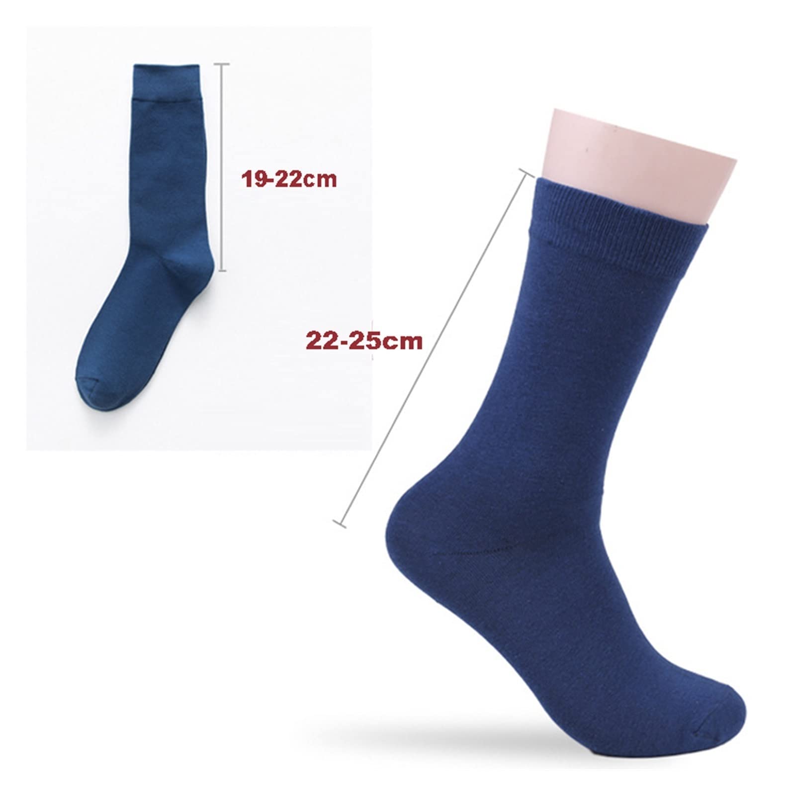 ZZSRJ Calcetines de algodón de Color Masculino Tamaño 39-46 Medias de otoño Vestido de Regalo de Regalo de Negocios Calcetines Casuales (Color : 10 Pairs Turmeric, tamaño : Size39-46)