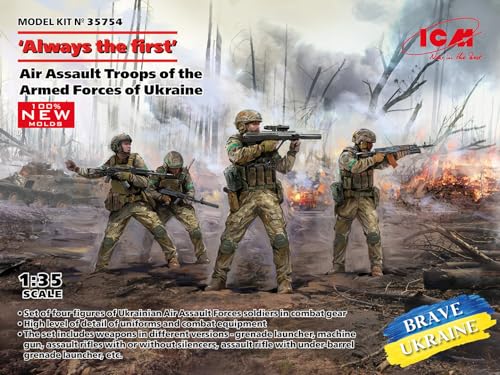 ICM Air Assault Troops Ucrania 4 Figuras 1:35 miniatura 2