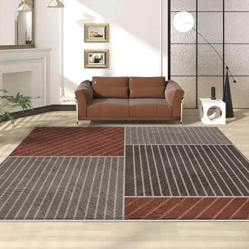 Tapis géométriques pour salon et canapé créant un coin cocooning
