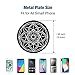 Mount Metal Plate with 3M Adhesive 5 Pack for Magnetic Cell Phone Car Mount, Stylish Universal Metal Disc Replacement Sticker for iPhone GPS Magnet Holder Cradle Stand 5 Round