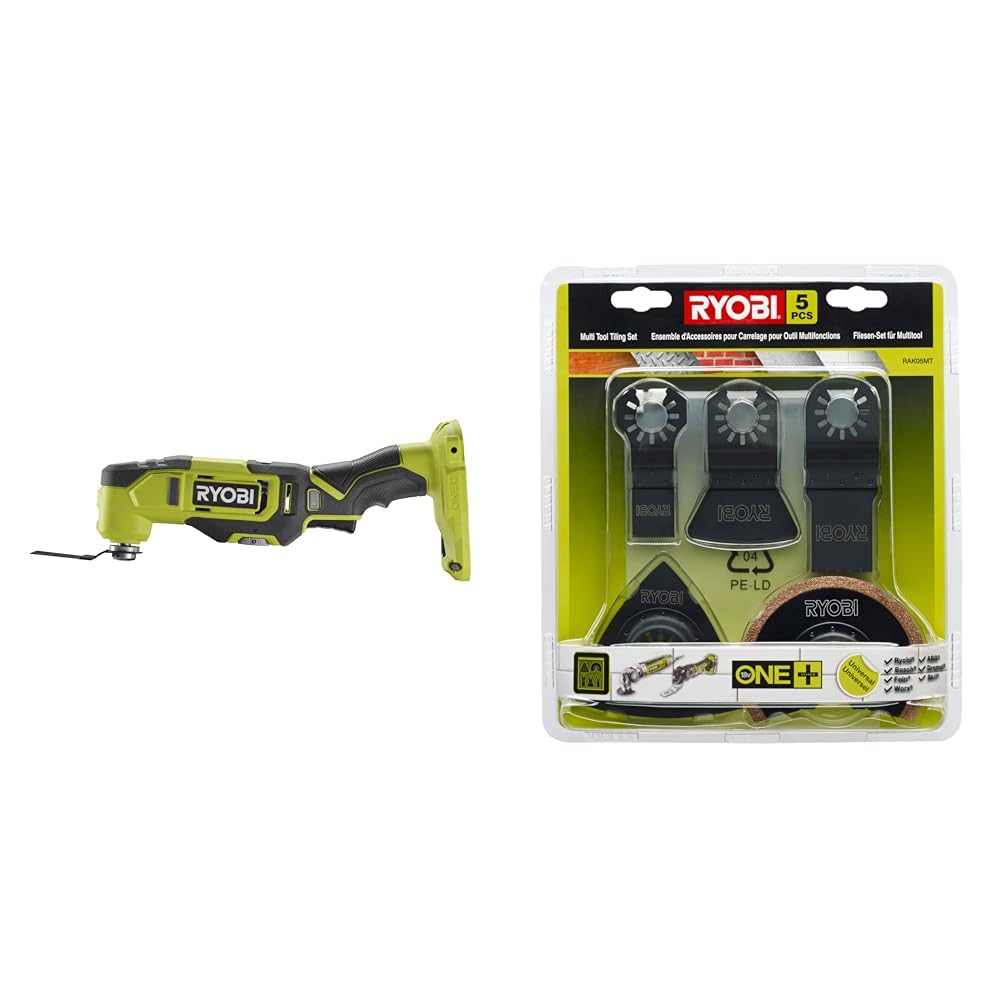 Multitool 18 Volts RYOBI RMT18-0 à oscillation variable avec kit carrelage 5 pièces - 2