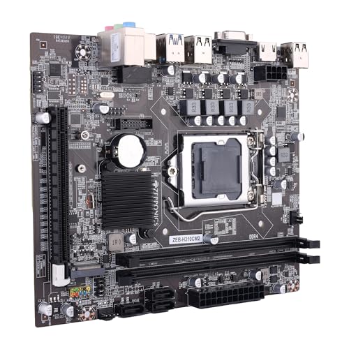 Image of ZEBRONICS H310CM2 Micro-ATX Motherboard for LGA 1151 Socket, Supports Intel 6th, 7th, 8th & 9th Generation Processors, M.2 Slot, 5.1 Audio, DDR4 2666 MHz, Ports (RJ45 | SATA | USB 3.0 | HDMI)