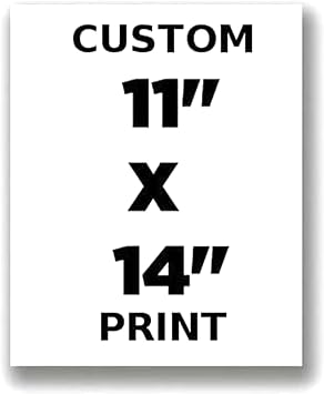 Home Decor - Upload Your Image/Photo - Custom Personalized Photo to Poster Printing - Create Your Own Wall Art Print - 11x14 inches