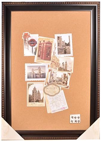 Wood Framed Cork Board / Message Board 22"x 28"(Bronze)