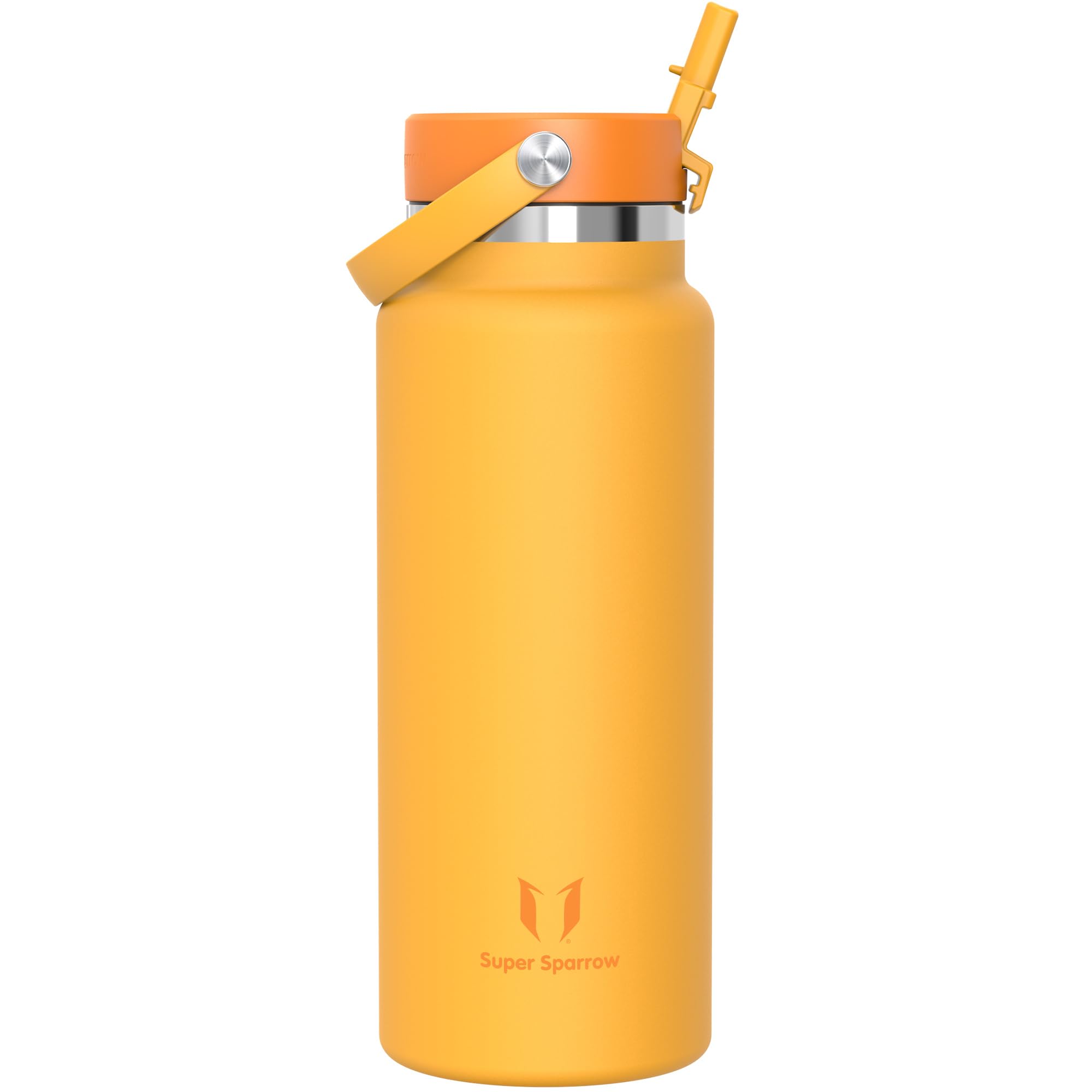 Sparrow SwivelSip Botella Termica - Botella Agua Acero Inoxidable Boca Ancha con Pajita - 750ml - Sin BPA y Antifugas - para Deporte, Gimnasio, Oficina, Yoga, Ciclismo — view 14