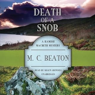 Death of a Snob Audiolibro Por M. C. Beaton arte de portada