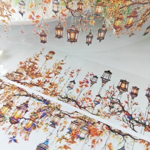 Image of PET Tpae Stickers for Journaling,3 Rolls Lighting Washi Tape Stickers for Scrapbooking,Junk Journal Supplies,DIY Craft,Gift Wrap,Notebook,Phone Case(Night Light)