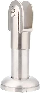 Toilet Partition Bracket,Floor Standing Sneeze Guard,Stainless Steel Toilet Bathroom Partition Hardware Accessories Bracing Foot Adjustable Bracket