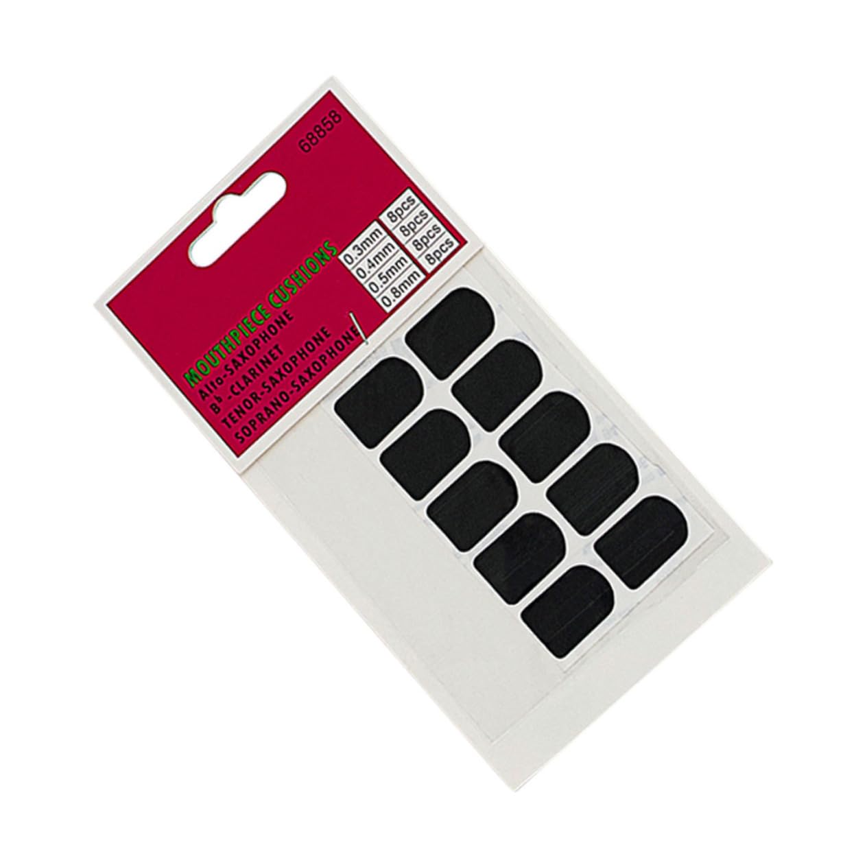 BESPORTBLE 10 Pcs Silicone Alto Saxophone Blowing Pads Comfortable Sax Patches for Teeth Protection Durable Lightweight Cushions for Beginners Easy to Use Carry Design for Practice