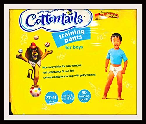 Cottontails® Training Pants for Girls and Boys Size 2T-3T or 3T-4T