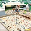 Baby Play Mats for Floor 47"x47" - Foam Mat - Thick Infant Floor Play Mat & Machine Washable - Animals Alphabet #4