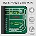 iEsstros Craps Table Top Set Double Dealer Craps Mat 70