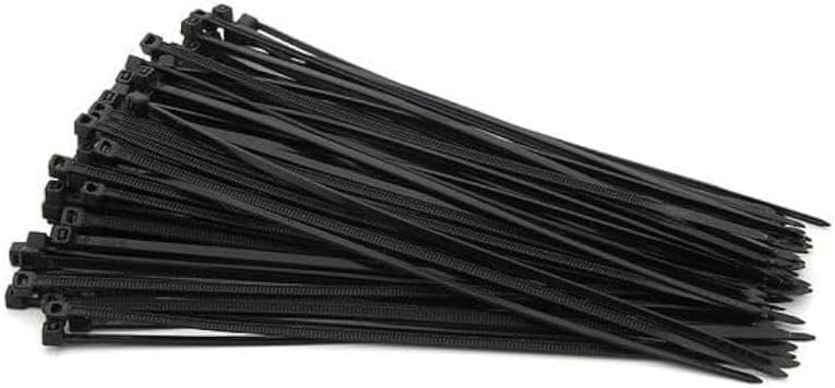 Siyah Kablo Bağı Plastik Cırt Kelepçe 4.8X300mm 30cm (100)
