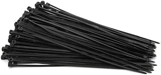 Siyah Kablo Bağı Plastik Cırt Kelepçe 4.8X300mm 30cm (100)