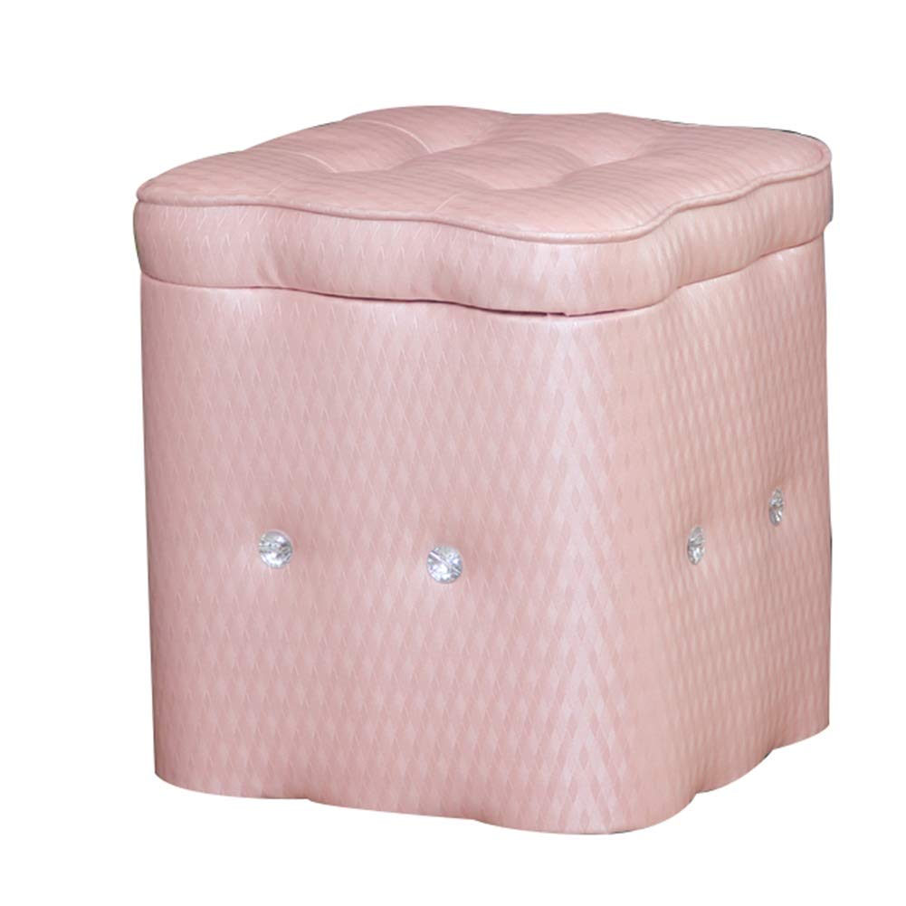 Repose-Pieds Ottoman Rose pour Couloir et Entrée Chaleureuse