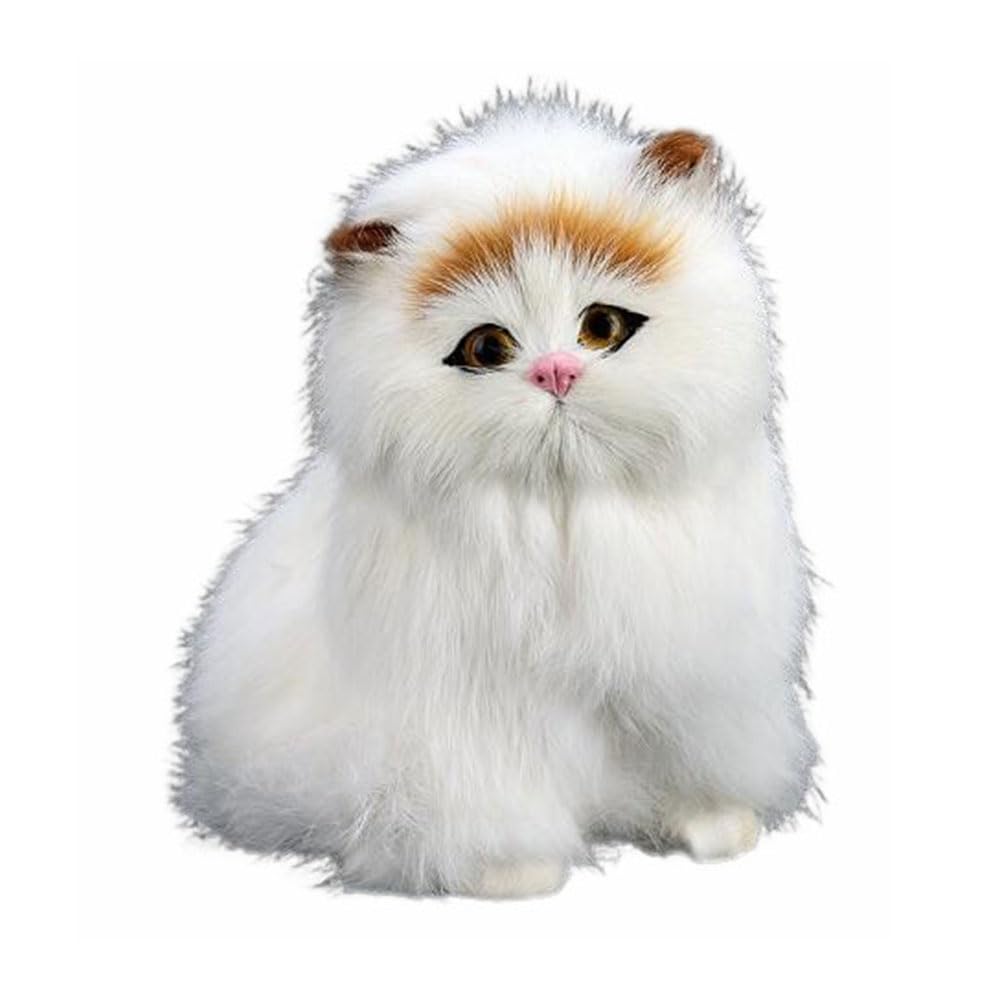 Amazon.co.jp: 本物そっくり リアル 猫のぬいぐるみ お座り ねこ 子猫