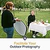 EMART 24'' x 36'' (60 x 90cm) Light Reflectors 5-in-1 Photo Collapsible Photography Reflector Large Oval Portable Collapsible Light Reflector Photography Panel for Studio Video - Image 3