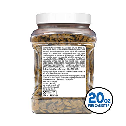 Purina Friskies Made In Usa Facilities Cat Treats, Party Mix Beachside Crunch - 20 Oz. Canister #TOP6