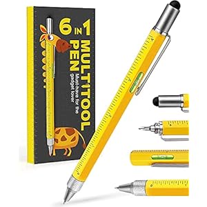Stocking Stuffers Gifts for Men Dad-Multitool Pen Construction Tools, Pen Tool Gadget for Men Women,Gifts Ideas for…