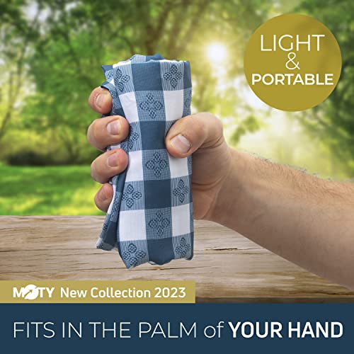 Moty Folding Table Cover, Polyester Fitted Waterproof Outdoor Tablecloth Protector With Elastic For Rectangle Picnic Tables, Washable, Wrinkle Resistant, For Patio, Parties, Camping #TOP5