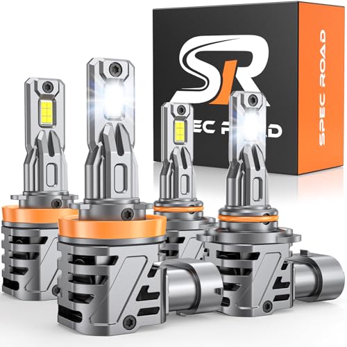 Image of H11 9005 Fog Light Bulbs Combo, Super Bright 120,000LM 1000% Brighter,True 1:1 Mini Halogen Size, 2026 Updated Light Bulbs, Off Road Light or Fog Light Bulbs, Pack of 4
