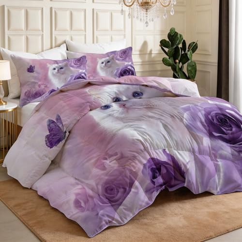 Edredón sin funda 155x220 lavable y transpirable con fundas de almohada 8