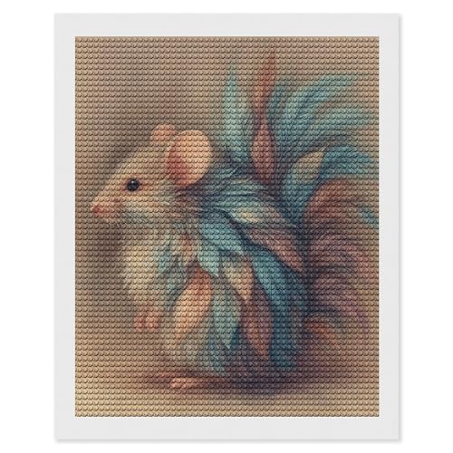 Kit de peinture diamant 5D maccbn activité anti-stress adulte et déco murale intérieure 40x50