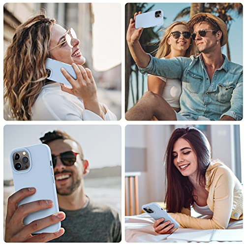 Otofly Compatible With Iphone 13 Pro Case,Liquid Silicone Slim Protective Shockproof Phone Case Cover With Anti-Scratch Microfiber Lining, 6.1 Inch (Mystery Blue) #TOP6