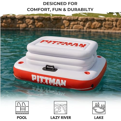 Pittman – Floating Ice Chest for River – Large 72 Can Floating Cooler for River, Pools or Lake – Ideal Cooler Floats for River Floating, tubing or just Chilling on The River