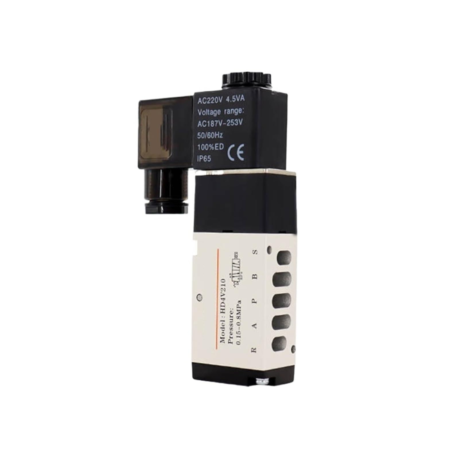 Électrovanne série HD4V110B à corps en aluminium et faible usure