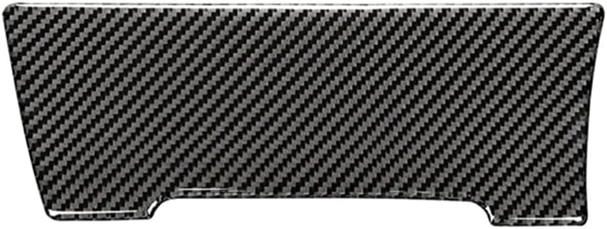 for Golf 7/7.5 Soft Carbon Fiber Car Interior Trim Accessories Cigarette Lighter Decorative Panel Sticker (Black Carbon)