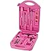 Produktbild Pink Werkzeugkoffer für Damen, 10-teilig mit Kühlschrankmagnet LACH MAL WIEDER, Damen Geschenk Baumarkt Werkzeugkiste Werkzeugset