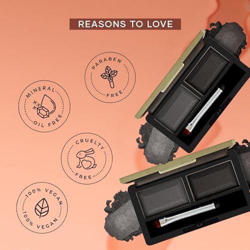 FASHION COLOUR Dual Eyebrow Powder Kit | Powder With Brush | Long-Lasting | Natual Looking Brows | Rich Color Payoff | Shaped & Defined Brows | Available in 2 Shades |... - Image 3