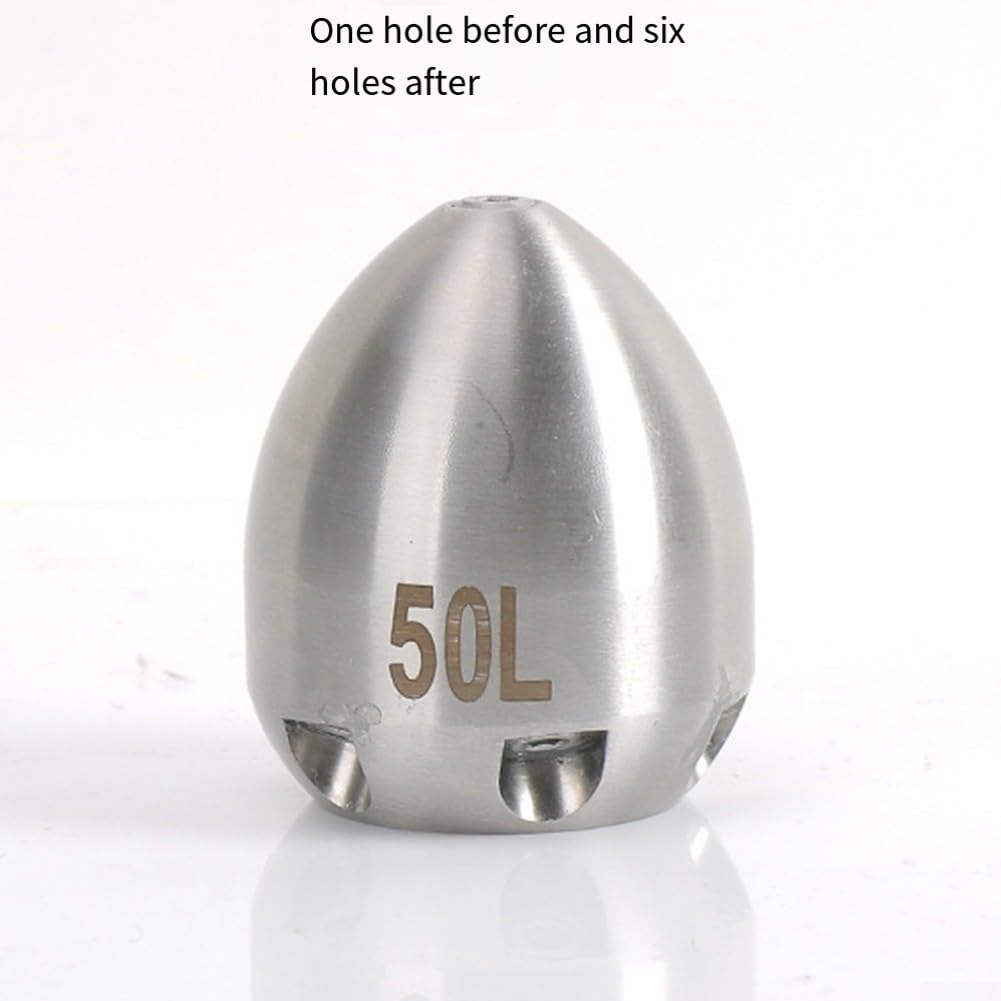 Whychstore Hochdruckreiniger-Dse, Edelstahl, 50 l, Silber