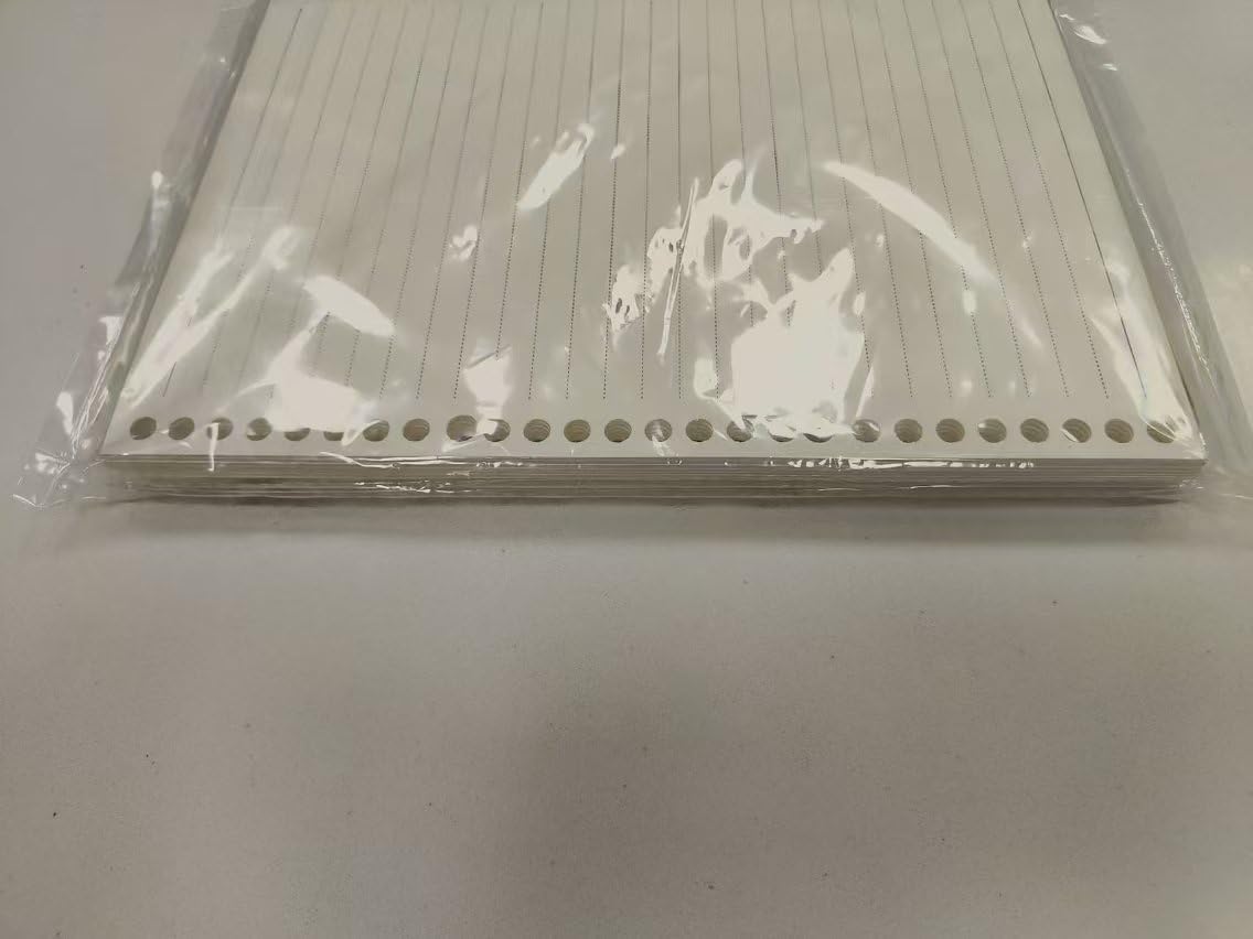 2 Pack A7 6 Holes Binder Ruler Plastic Binder Ruler Waterproof 6 Holes Divider for Personal Organiser image 5