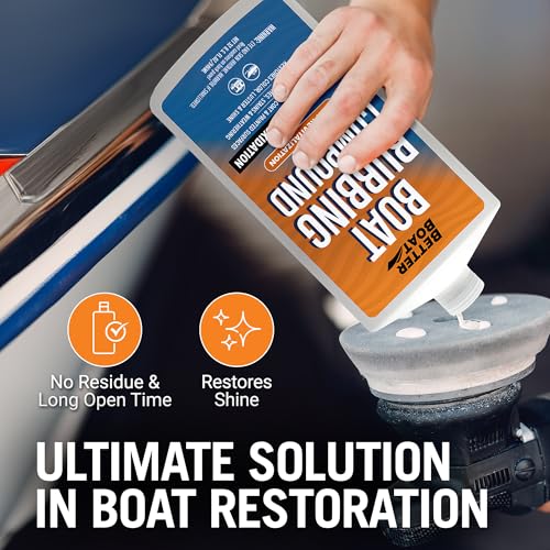 Image of Marine Rubbing Compound, Fiberglass Buffing and Scratch Remover, Gelcoat