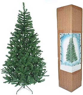 SHATCHI 4Ft/1.2m Christmas Green 230 Pines Artificial Xmas Tree with Metal Stand, 4 Feet/120cm Home Decor, 4 feet
