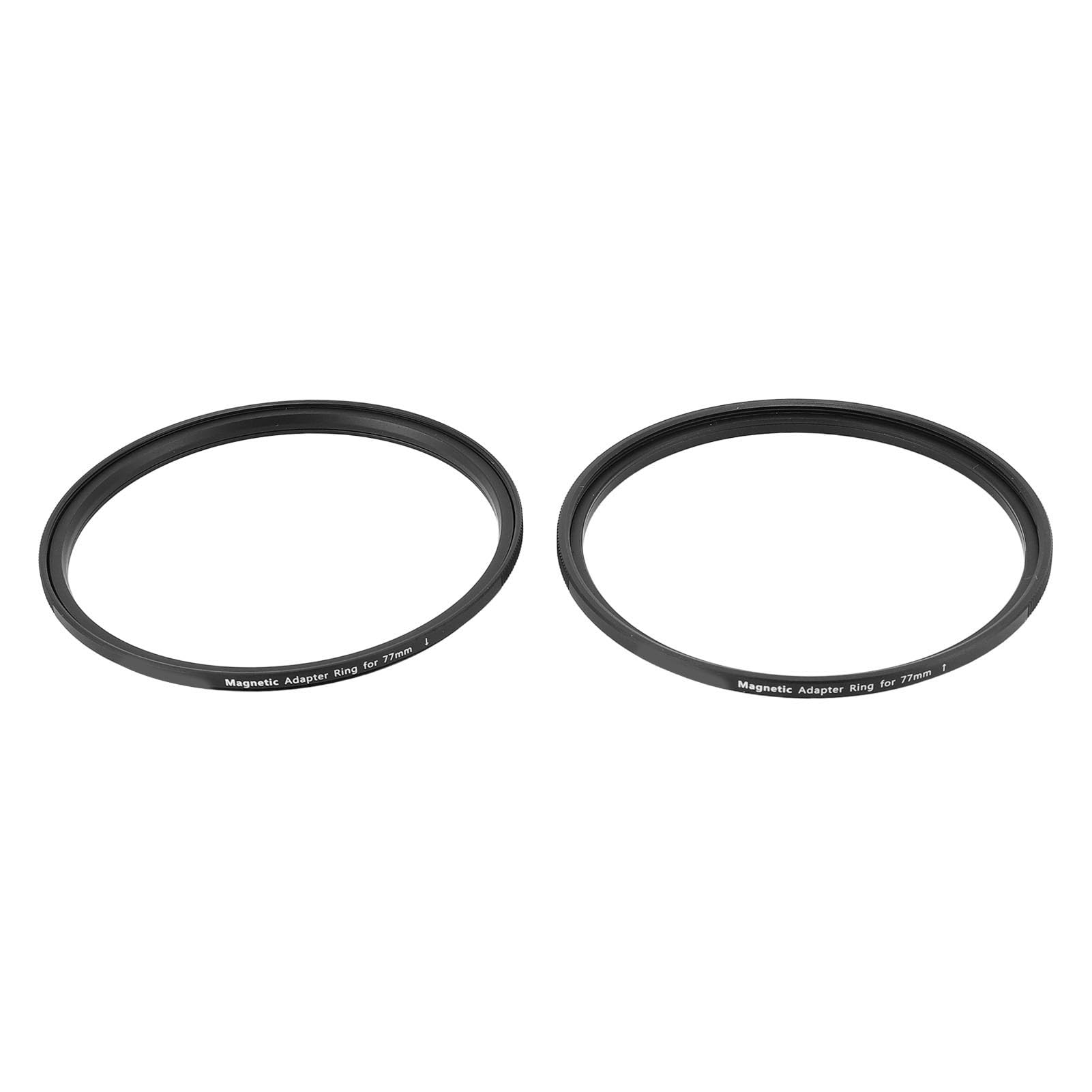 77mm Magnetic Filter Ring Adapter, Aluminum Alloy Camera Lens Filter Adapter Ring Lightweight with Simple Installation