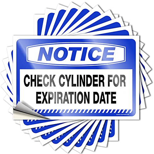 CakJuice おもしろステッカー お知らせ 有効期限用チェック 円柱 ステッカー 10枚 不適切なステッカー ツールボックス ステッカーとデカール (サイズ:6X9CM)