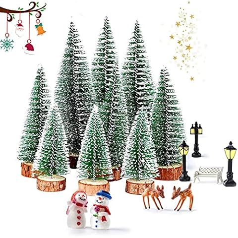 Mini Árbol de Navidad Artificial WELLXUNK Cover