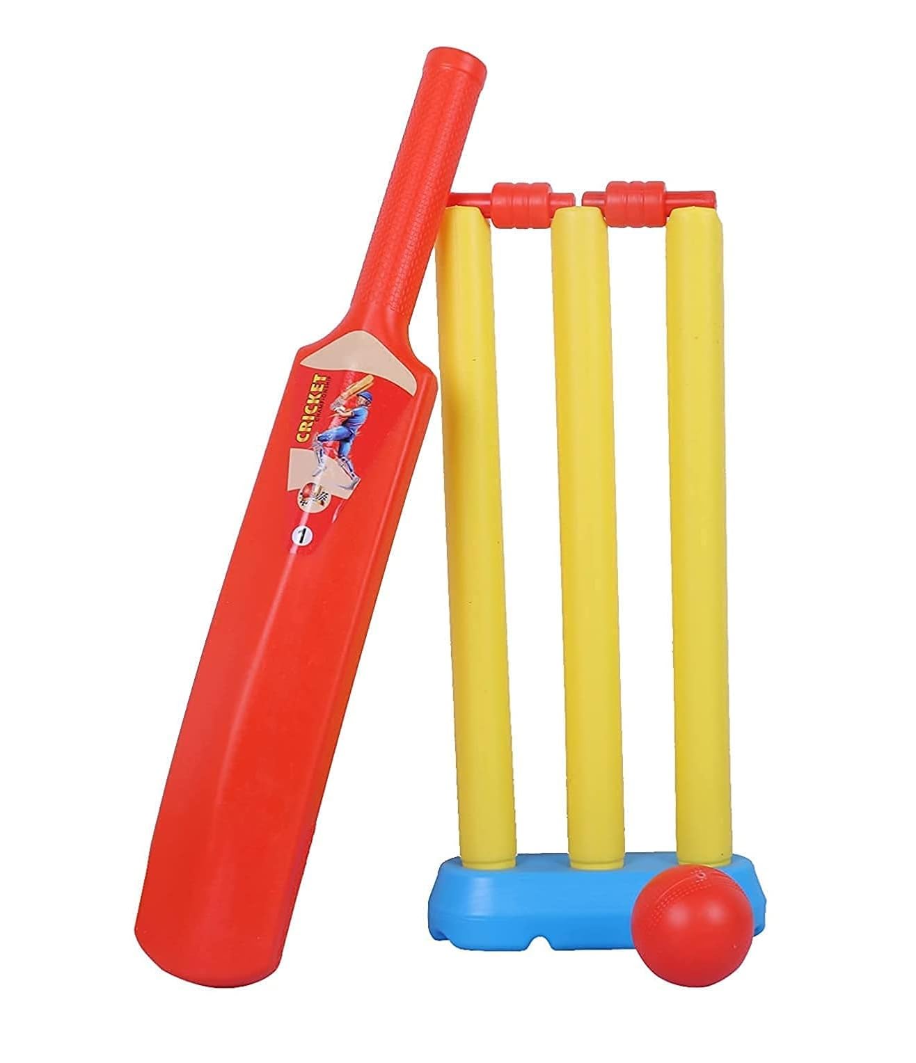 Avikta Plastic Cricket Kit for Kids, Cricket Bat with Ball and Wicket, Cricket kit Size 1 (B0DDX5K3ZB) Amazon Price History, Amazon Price Tracker