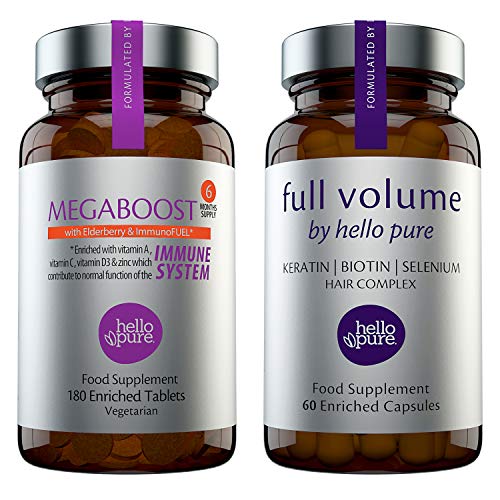 Hello Pure Multivitamins Bundle (Boost + Full Volume, Pack of 2)